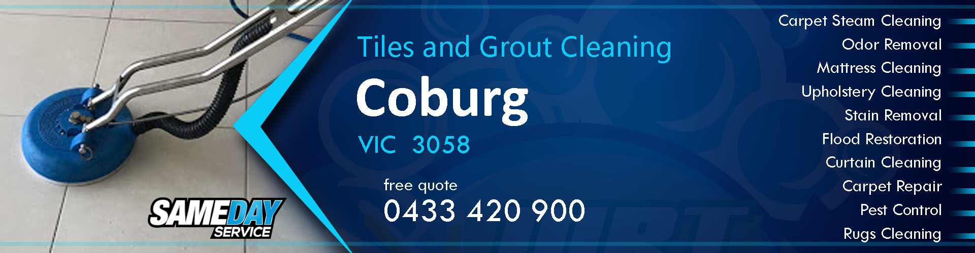 Tiles and Grout Cleaning Coburg | 1300 347 825