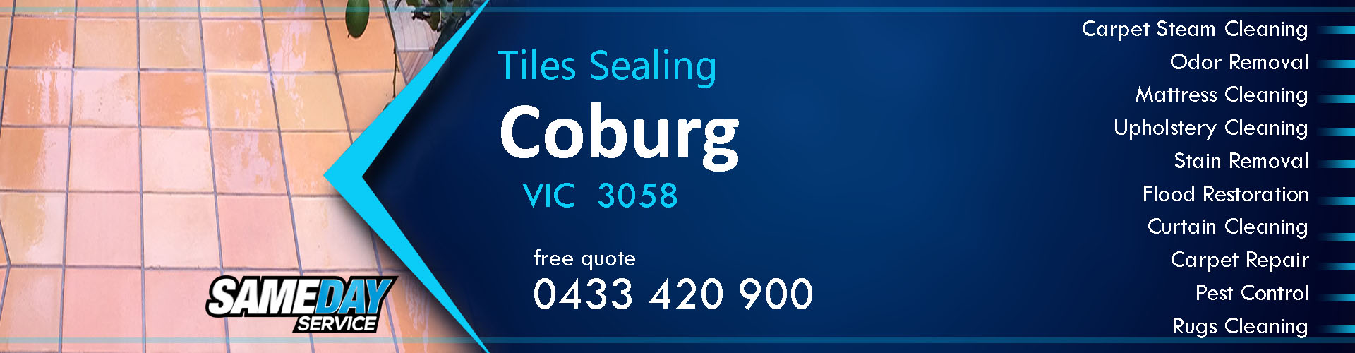 Tiles Sealing Coburg | 1300 347 825